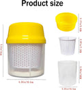 Reptile Cricket Calcium Mixer, Cricket Powder Mixer, Uniformly Mix Reptile Feed, Cricket Nutrients Shaker, Insect Feeder