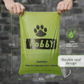 Dog Poop Bags Rolls 540 Count, Unscented Refill Rolls, 9" X 13" Doggie Poop Bags, Dog Waste Bags BY PobbY
