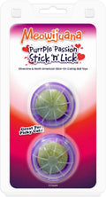 Meowijuana Stick 'n' Lick Catnip Balls, 2-Pack | Purrple Passion