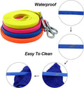 Waterproof Long Dog Leash Recall Training Lead 5 10 16 30 50 Foot for Large Medium Small Dogs Outdoor Training Walking P