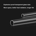 15 inches LED Aquarium Light, 2.5W Fish Tank Light Underwater Light Submersible Crystal Glass Lights, 21 LED Beads 12 Co
