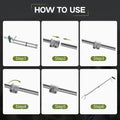 60" Snake Tongs Collapsible Grabber, Professional Reptile Snake Catcher