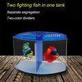 EatingBiting Large Double Compartment Fighting Fish Box Eco Rumble Fish Aquarium Mini Aquarium Plastic Isolation Box Bre