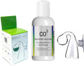 NilocG Aquatics Glass CO2 Drop Checker – CO2 Monitor Kit for Aquarium Tank – Functional and Reliable – Transparent Drop 