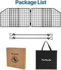 Petboda Dog Car Barrier for SUV Trunk Cargo Area, Foldable & Adjustable Car Divider and Cargo Gate to Keep Dogs in Back (Patent Design)
