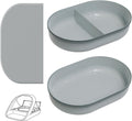 2 Pcs Plastic Bowls for Automatic Microchip Cat & Pet Feeder