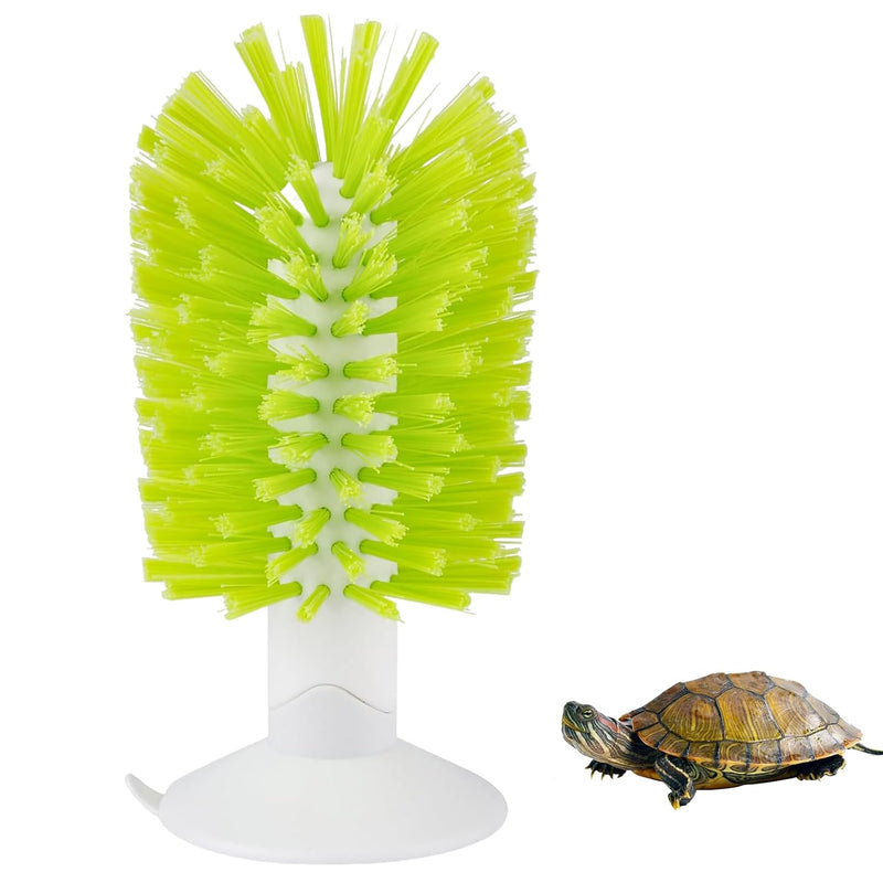 shuielai1PCS Turtle Brush with Suction Cup, Tank Scratch Scrub Back Shell Cleaner for Red Eared Slider, Exfoliate Remove