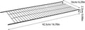 2PCS Replacement Ladder Accessories for Indoor Cat Cages, Wire Enclosures and DIY Pet Playpen - Climbing Ladder Ramp for