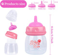 Xuanda Pet Feeding Bottle,3 Pack 60ml Nursing Bottle, 3 Sizes Nipples with Ventilation Valve Resistant Tearing Perfect for Puppies, Kittens, Small Wildlife (Pink)