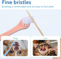 2 Pack Dog and Cat Toothbrush Kit - Mini Head Soft Brush for Deep Clean - Suitable for Puppy, Kitten, Small Pets - Portable Travel Friendly and Easy to Use