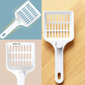 NentMent 2 Pack Cat Litter Scoop Non-Stick Cat Sifting Litter Scoop Shovel with Hook Kitty Kitten Pooper Lifter Sifter Scooper for Cat Litter Box Clumping Litter Crystal Cat Litter Pellets