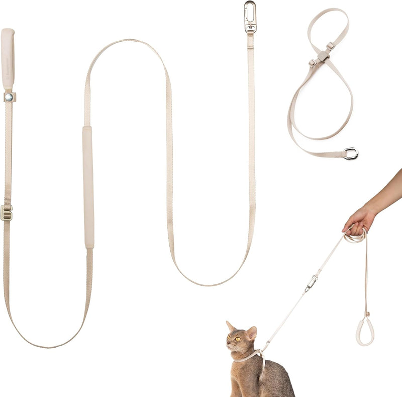 Escape Proof Cat Harness and Lightweight Leash Set
