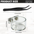 Jumping Spider Feeding Dish 1 Pack Magnetic Water Bowl with Tweezers