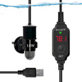 USB 10W Mini Submersible Aquarium Heater Adjustable Fish Tank Heater