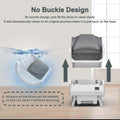 Automatic Cat Litter Box Self Cleaning - App Control, Open-Design, Smart Health Monitor, Suitable for Medium Cats and Ki