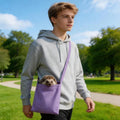 Hedgehog Leash and Harness with Carrying Bag Travel Clothes Accessories Harness Leash for Hamster Clothes for Ferret Gui