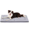 Made4Pets Dog Crate Pad Bed for Medium Large Dogs, Washable & Reversible, Anti-Slip Kennel Mat for Cozy Sleeping, Soft Fluffy Dog Bed for Indoor & Outdoor Use, 35"x23", Gray