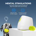 ALL FOR PAWS Automatic Dog Ball Launcher for Medium to Large Dogs, Interactive Tennis Ball Thrower, Rechargeable Dog Toy