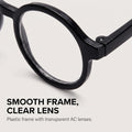 Black Pet Dog Cute Glasses Clear Lens Retro Glasses Photo Props Transparent Cat Sun Glasses for Small Dogs Cats Cosplay Costume Dog Sunglasses