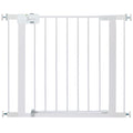Safety 1st Easy Install Walk Thru Baby Gate for Doorway With Door, Dog Gates, Fits 29"-38", Easy Install 28" Tall, White