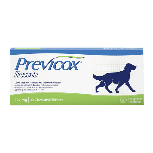 PREVICOX® (firocoxib) Oral Chewable Tablets for Dogs, Anti-inflammatory (NSAIDs) 227 mg, 30 Count