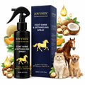Dog Detangler Spray for Dogs & Horses, 6.76 Oz Mane and Tail Leave-in Conditioner for Long Coats, Helps Loosen Knots, Tangles & Mats, Smooths Frizz, Adds Shine, Fruit Scent