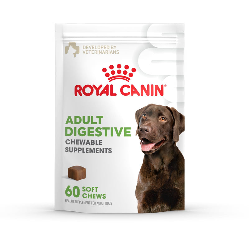 Royal Canin Digestive Dog Supplement Soft Chews for Adult Dogs, 60 Count