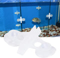 Zerodis 40 Pcs Aquarium Separation Clip, PVC Fish Suction Cup Separating Board Divider Support Clip ​with 80 Suction Cup