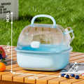 Small Animal Carrier Cage with Water Bottle, Portable Hamster Travel Case
