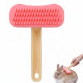 Bunny Brush For Rabbits Small Animal Grooming Soft Silicone Deshedder