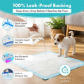 TBM Puppy Pads 100 Count - 23.6" x 23.6" - Super Absorbent Pee Pads for Dogs - Premium Leak-Proof - Pets Potty Training Essentials - Disposable Quick- Dry Pads for Puppies | Cats | Rabbits