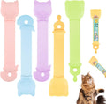 5-Pack Cat Treat Dispenser Spoon, Lickable Cat Treat Spoon for Wet Food