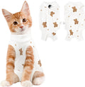 Coppthinktu Cat Recovery Suit Female Cat Onesie After Surgery Anti Licking