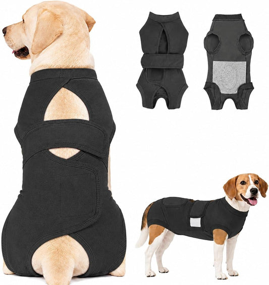 Lukovee Recovery Suit for Dogs, Female Male Spay Neuter Surgery Onesie, XL