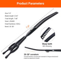 Dog Grooming Scissor,7.0'' Pet Curved Chunkers Shears