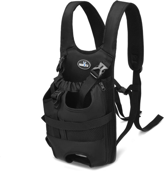 Wakytu Dog Front Carrier Pet Backpack for Small Medium Dogs，4-9lbs