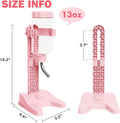 VANNON Pet Standing Water Dispenser Top Fill Dog Water Bottle Dispenser with Stand Leakproof Pet Slow Water Bottle for S