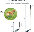Dog Cat Urine Collector with 42" Telescopic Handle, Reusable Pet Care Tool