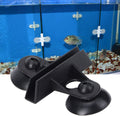 Fish Tank Divider Holder with Suction Cups, Aquarium Separation Board Clips for Isolation Plate, Adjustable PVC Divider 