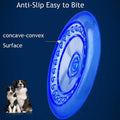 Dog Flying Discs Soft Teeth Cleanning Chew Toys,Rubber Material, Durable, Indestructible,2 Pack,18.5cm,90g,Blue and Purp