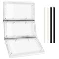 3-Panel Airseal Pet Door Replacement Flap,4 Durable Spare Rubber Strips,Compatible with Ideal Pet Product 10.25"x15.75" Extra Large Pet Door,Easy Installation