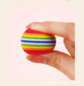 Bepets 12PCS Foam Balls for Cats, Colorful Rainbow Cat Toy Sponge Balls Soft Pet Toy