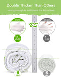 Litter Box Liners, 34 Count Jumbo Cat Litter Pan liners, Drawstring Litter Liner Bags For Litter Box, Easy Clean Up Thic