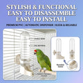 Automatic Hanging Bird Water Bottle - No Drip Cage Mounted Waters Feeder for Parakeets, Cockatiels, Budgies, Lovebirds, 