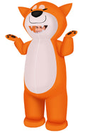 M MH ZONE Inflatable Dog Costume for Adults & KidsFunny Cosplay Blow Up Suit for Halloween Party