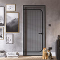 DOOREASY Cat Screen Door, Upgraded Pet Door Mesh Screen Prevent Cats Dogs from Running Out, Cat Resistant Screen Door with Zipper Closure, Easy Install (Fits Doors Up to 36"x96")