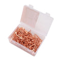 250Pcs Copper Plated Horseshoe Nails for Proof Equestrian Care with Storage Box | 45mm E3 (45mm E3)