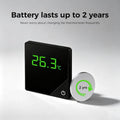 Fish Tank Thermometer, Digital Aquarium Thermometer, Wireless Probe Stick-on Design, Dual-Readout in Fahrenheit and Cels