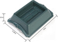 FloraCraft Plastic Floral Casket Saddle 3.5 Inch x 11.25 Inch x 14 Inch Green