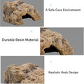 Reptile Hide for Leopard Gecko,Bearded Dragon,Ball Python & Tortoise – Terrarium Habitat Décor, Snake & Lizard Hideout (
